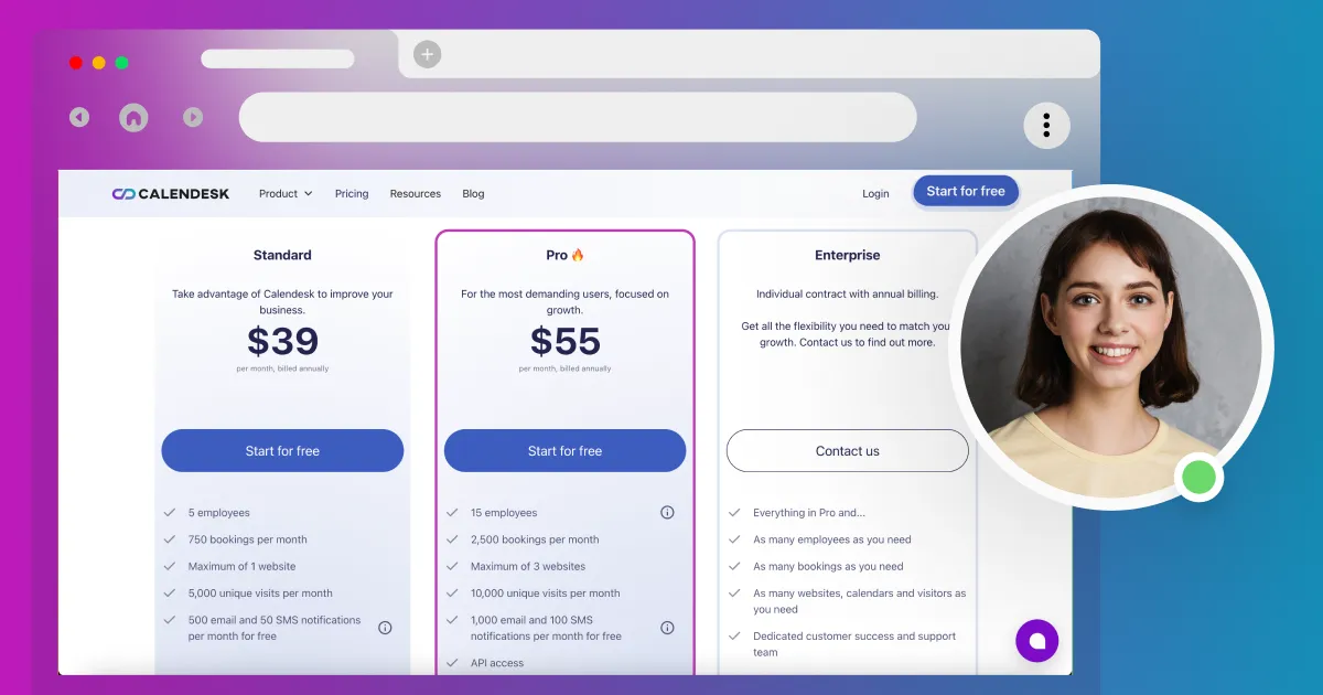 How can I manage my Calendesk subscription?