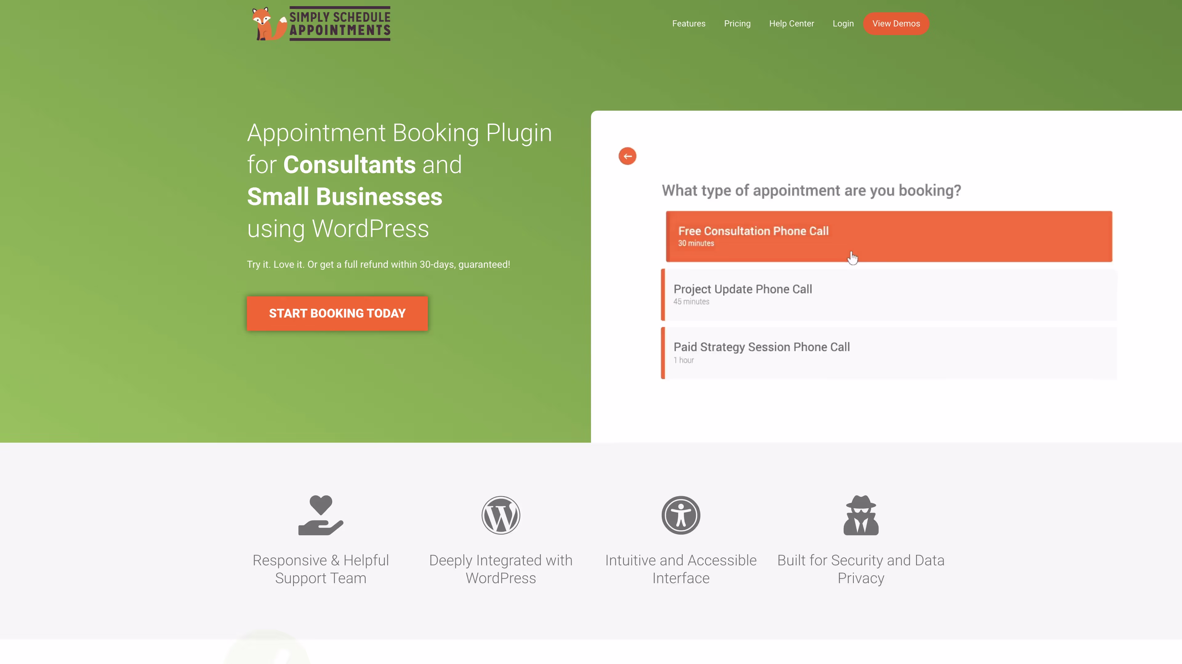 Simply Schedule Appointments