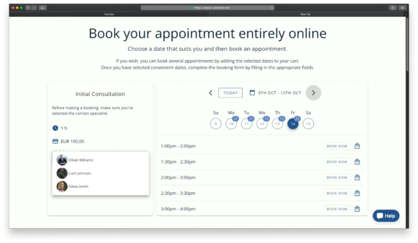 Calendesk - online booking system
