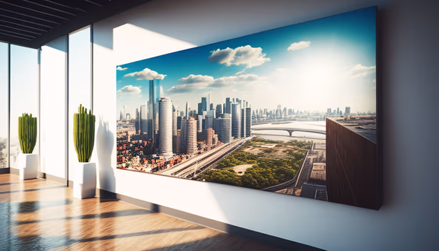 Panoramic Cityscape: A professional scenic backdrop.