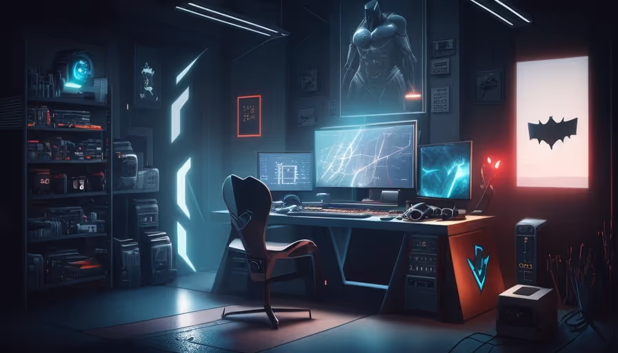 Superhero Lair: Feel like a superhero in your meetings.