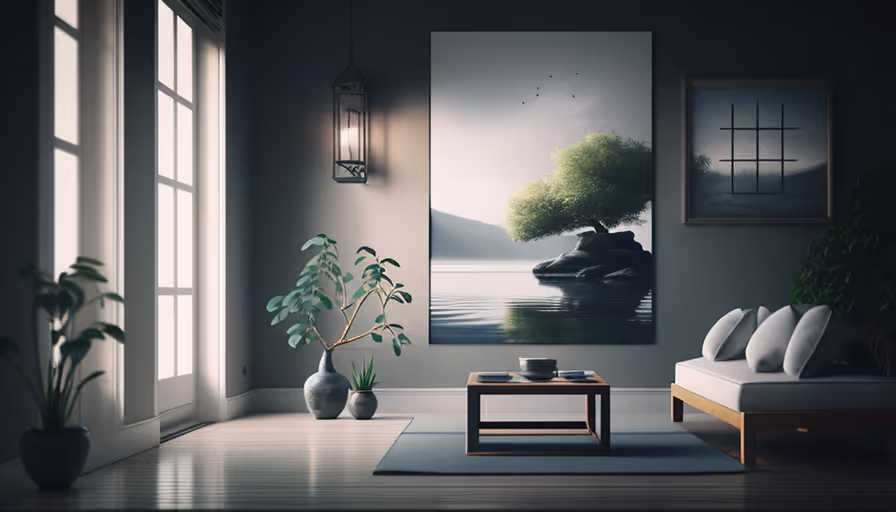 Zen Space: Create a calm and serene atmosphere.