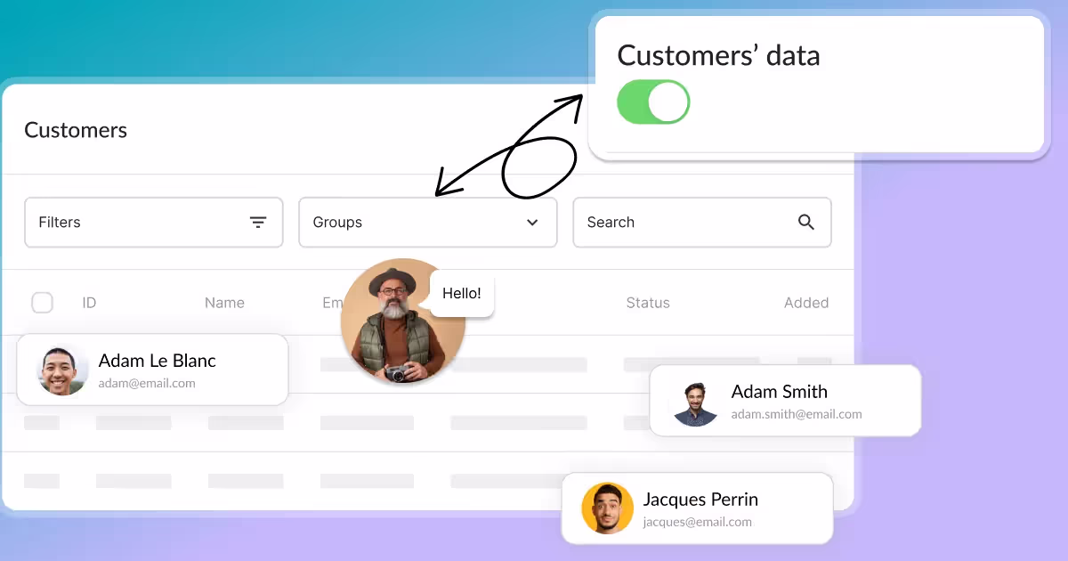 How can I access and manage customers?