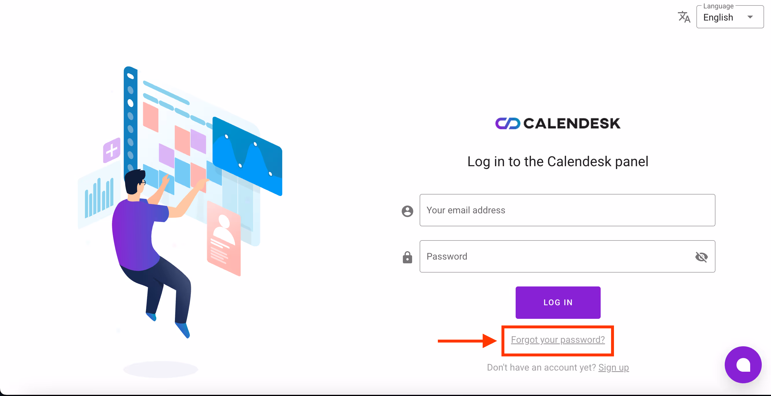 How to reset a password.