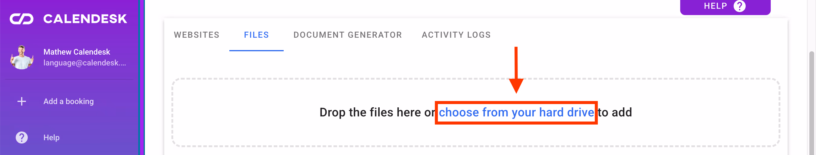 How to add a new file?