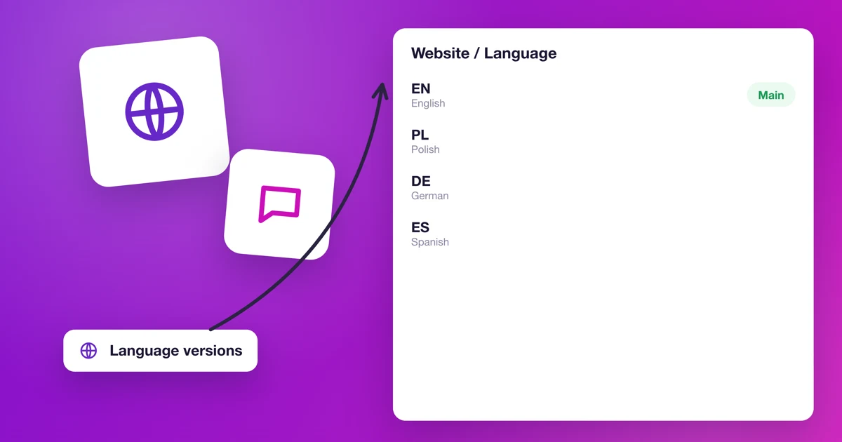 How to add a website and booking calendar in another language?