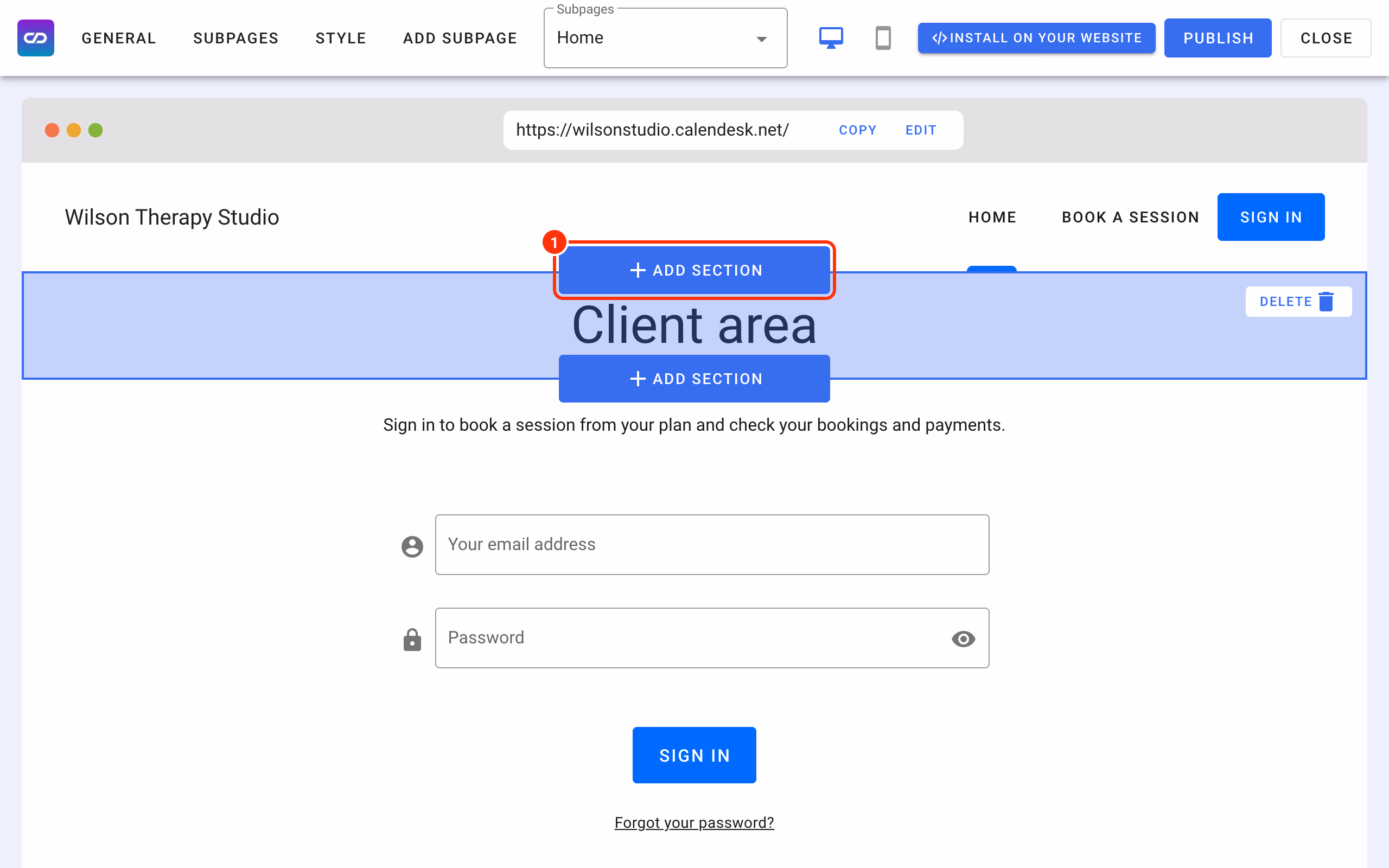 Add section on the home page (1).