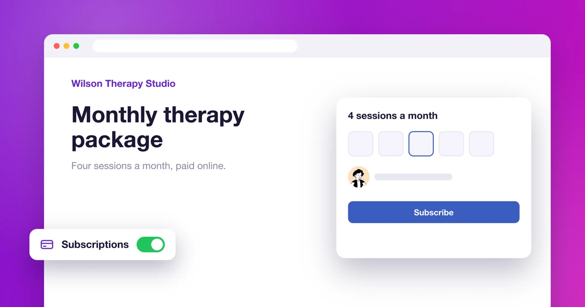 How to sell subscriptions and service packages on your Calendesk website?