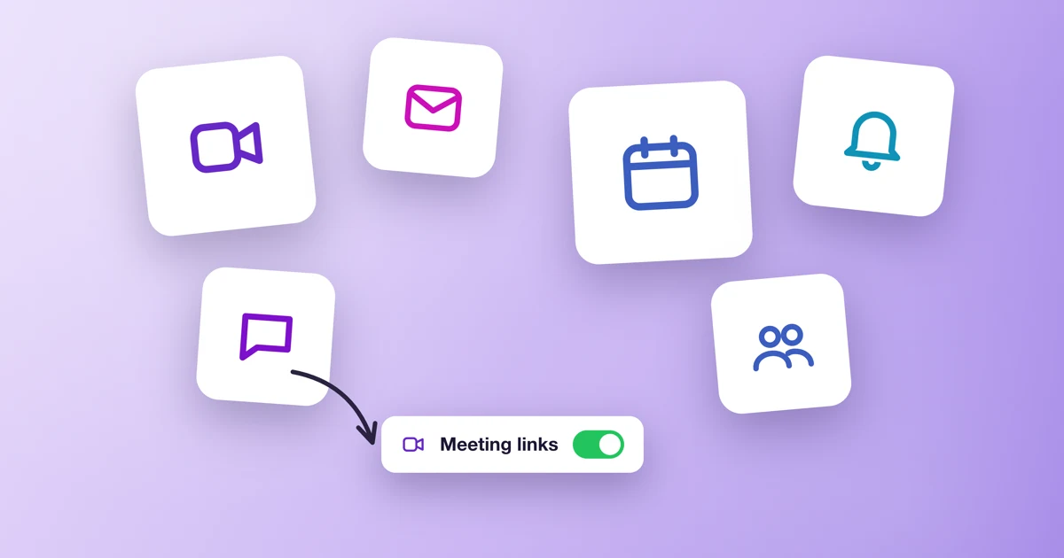 How to send customers online meeting links automatically?