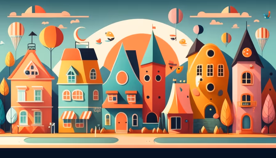 Świat fantazji: Przenieś się do magicznego krajobrazu.