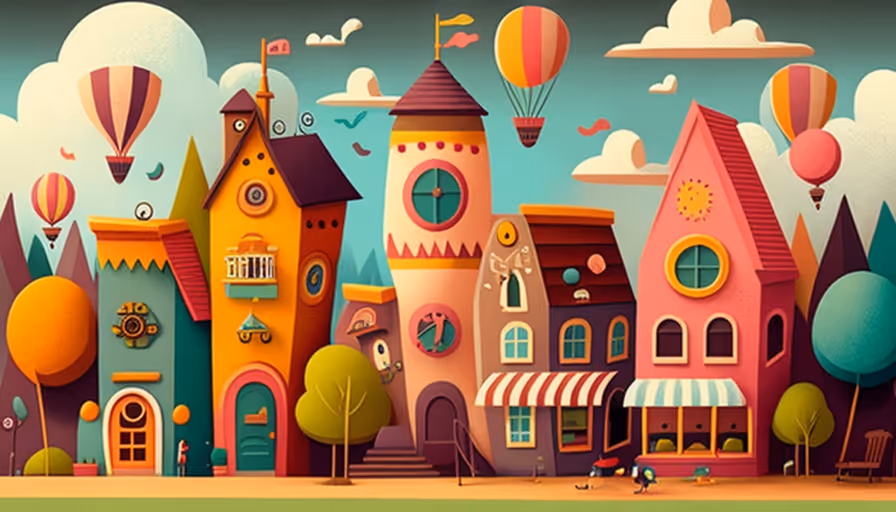 Świat fantazji: Przenieś się do magicznego krajobrazu.