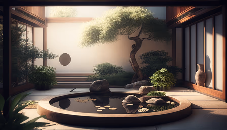 Przestrzeń zen: Stwórz spokojną atmosferę.