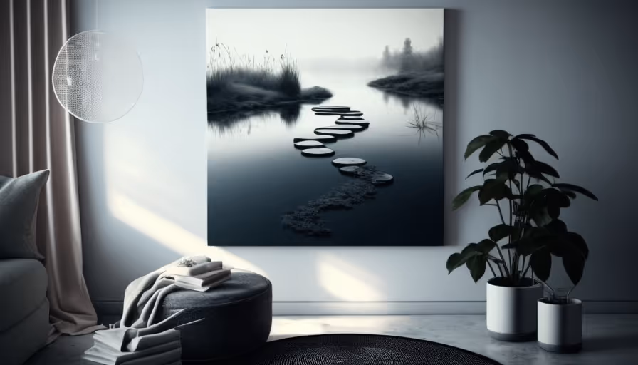 Przestrzeń zen: Stwórz spokojną atmosferę.