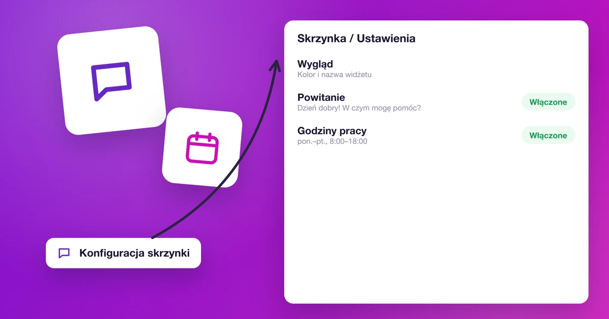 Jak ustawić wygląd czatu, powitanie i godziny pracy?