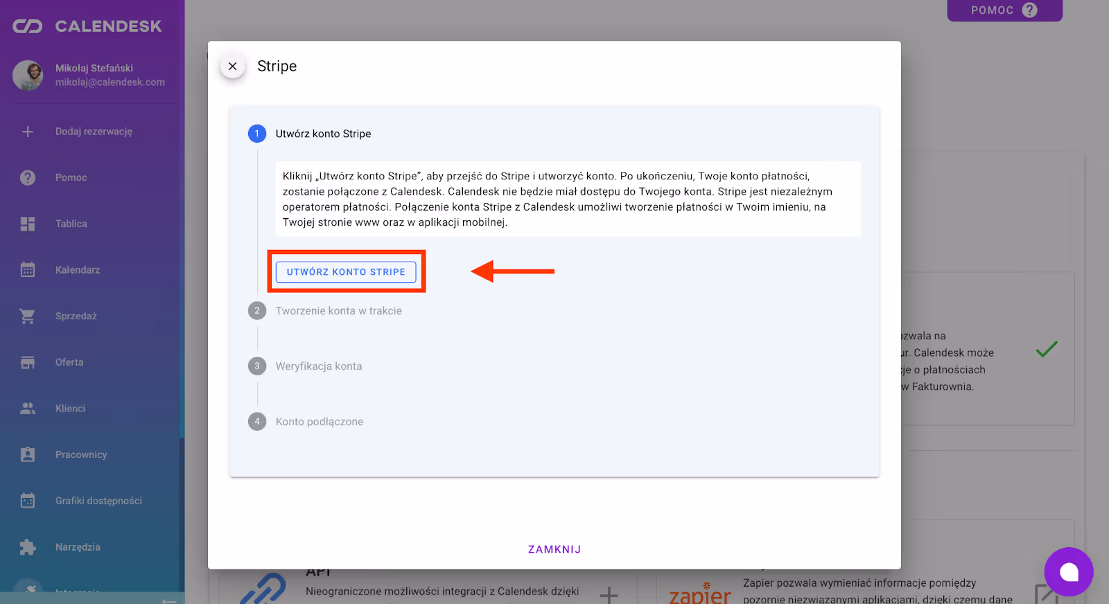 Konfiguracja integracji.