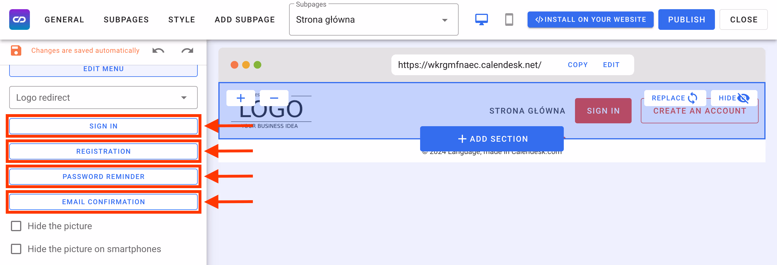 Tłumaczenie wartości na stronie www.