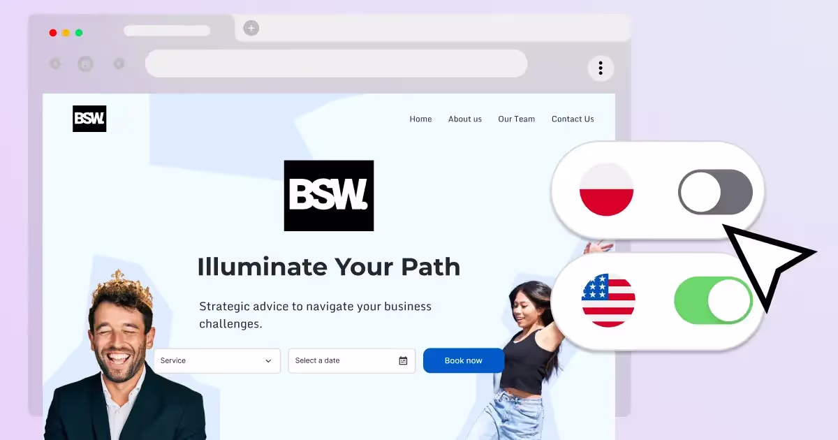 Jak dodać stronę www i kalendarz w dodatkowej wersji językowej?