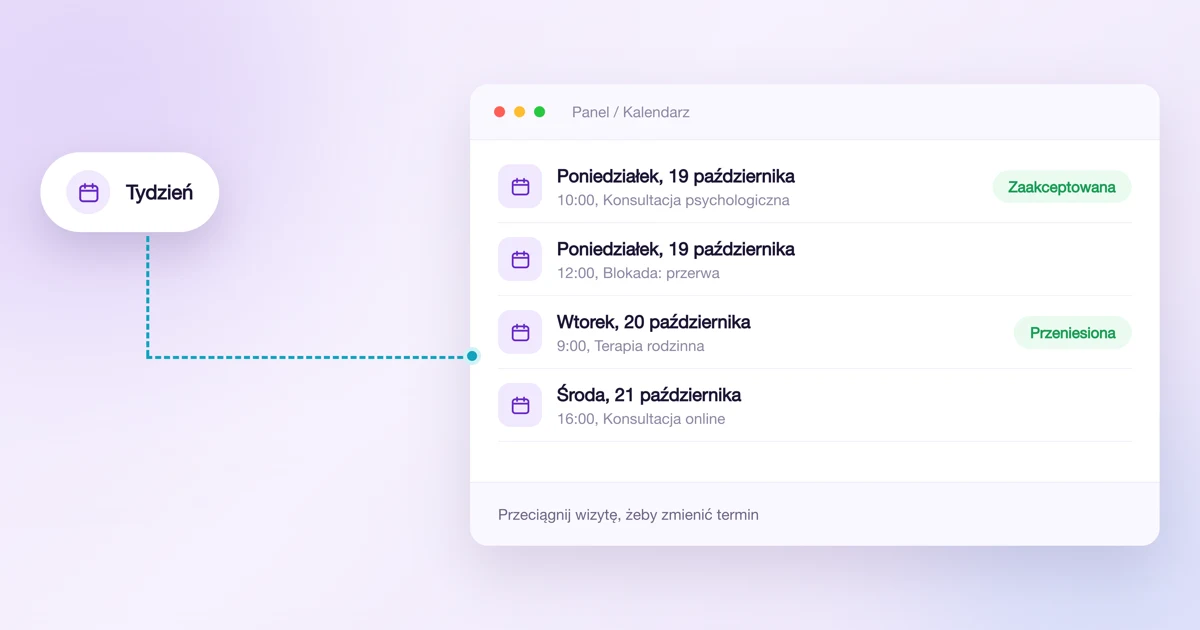 Jak zarządzać rezerwacjami w kalendarzu?