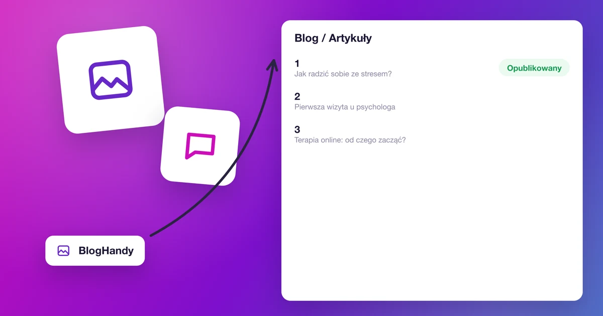 Jak zintegrować BlogHandy z Calendesk?